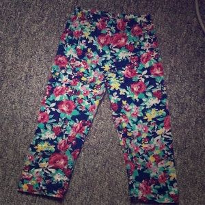 Breeches with flowers